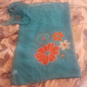 Sheer bathing suit wrap